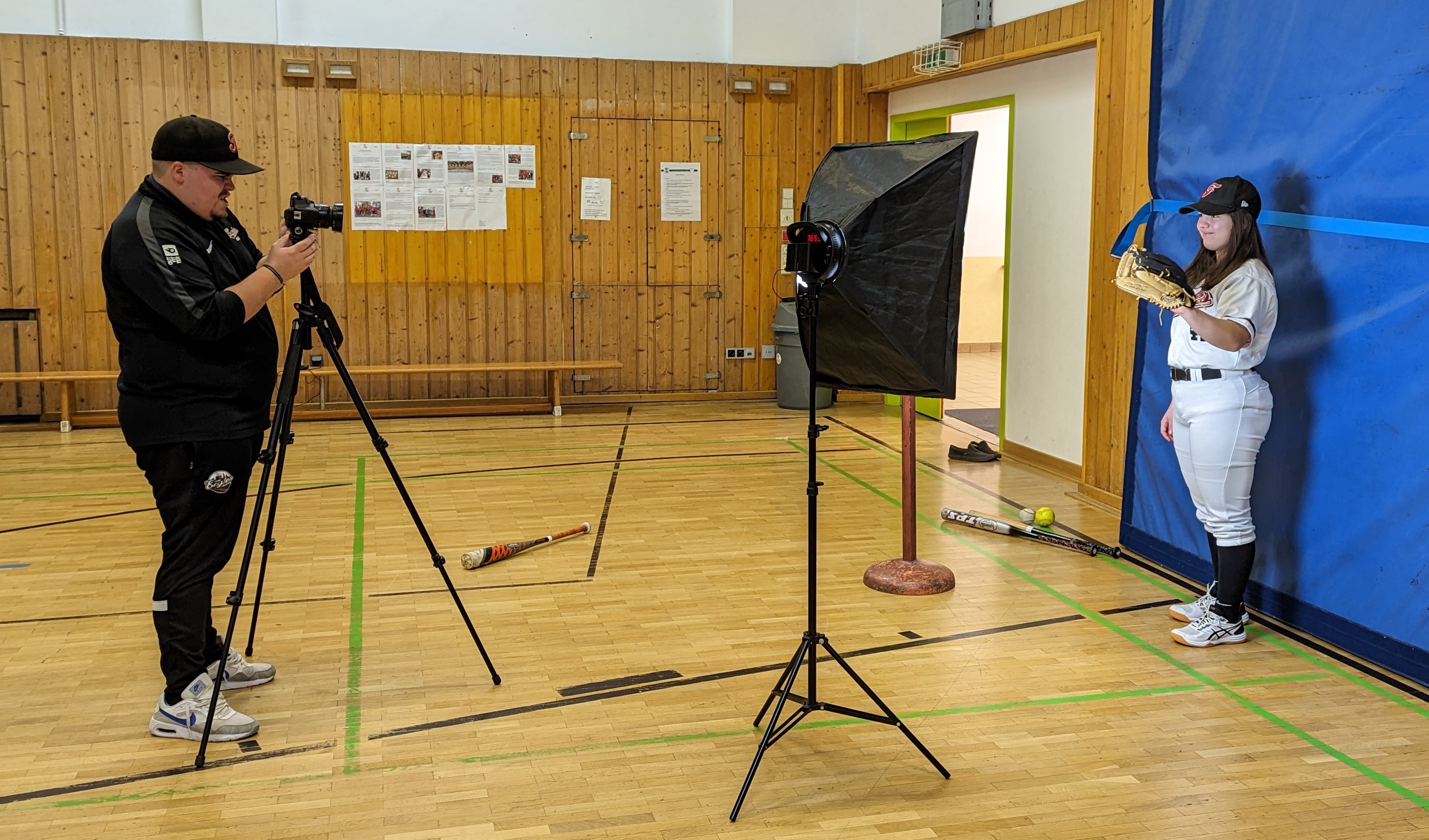 Dennis und Eslem beim Shooting