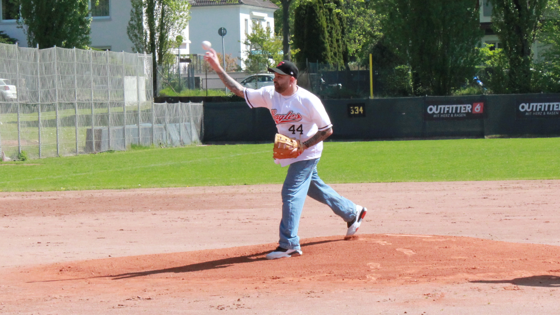 Nizar Ghandour beim First Pitch