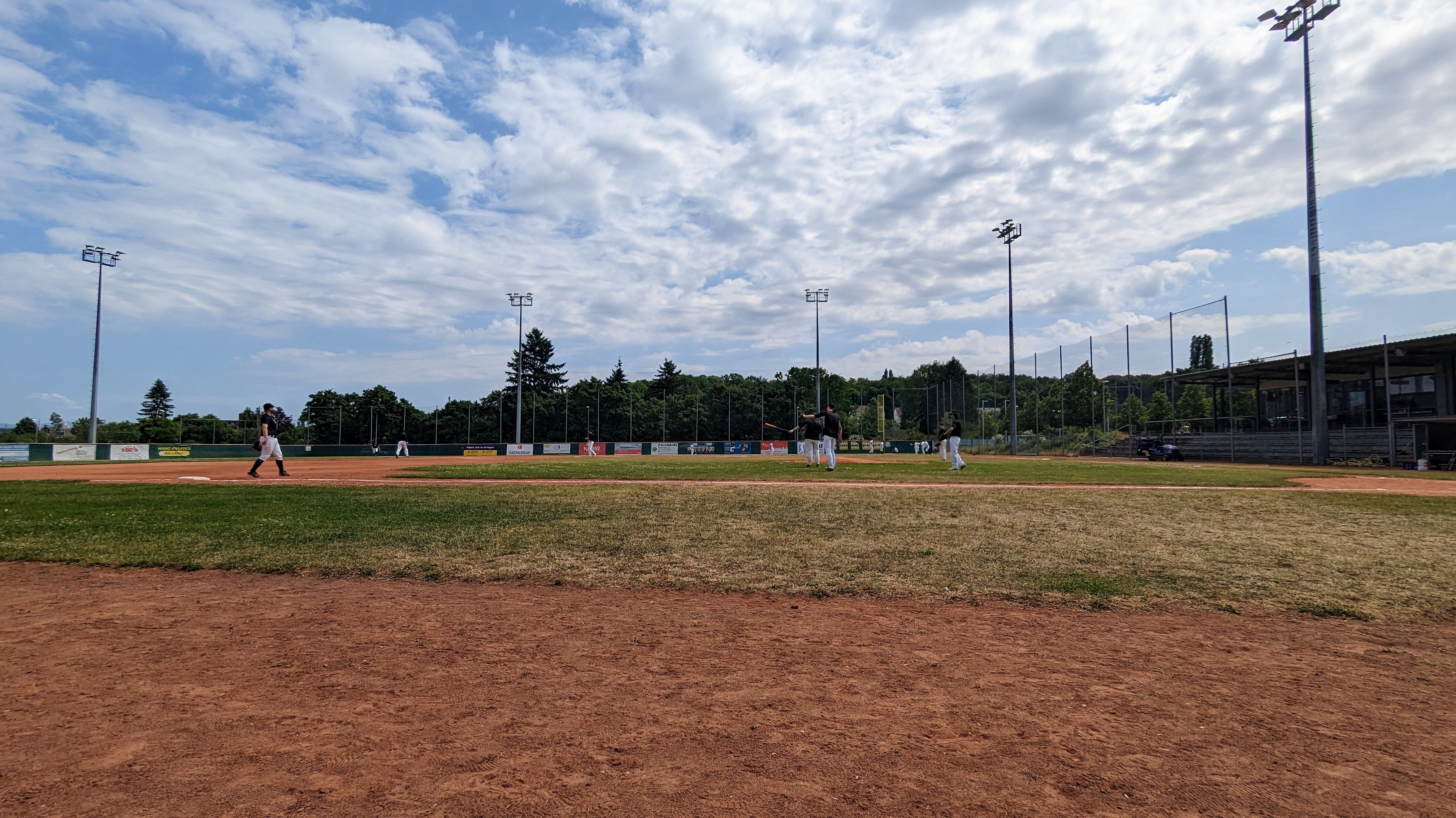 Frankfurt Eagles beim Pre-Game