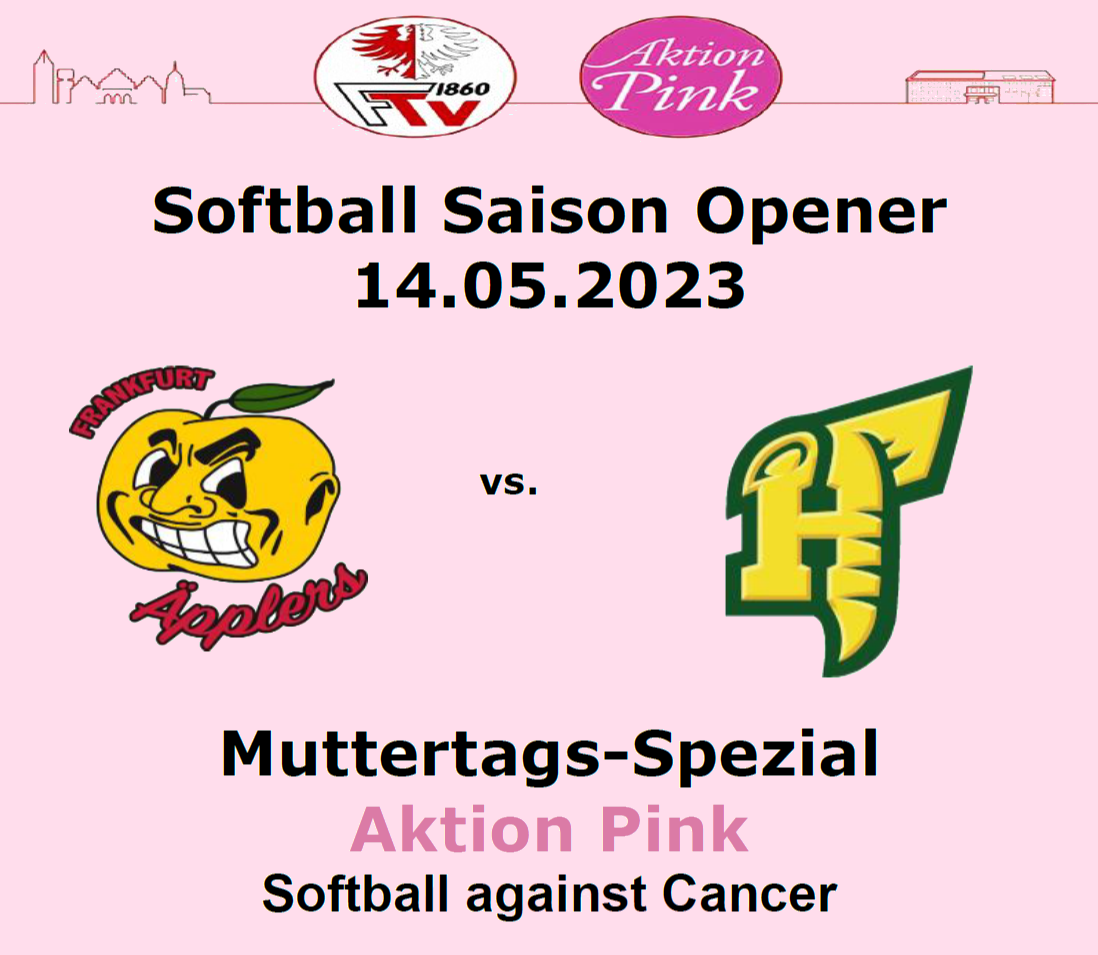 Softball Home Opener - Aktion Pink